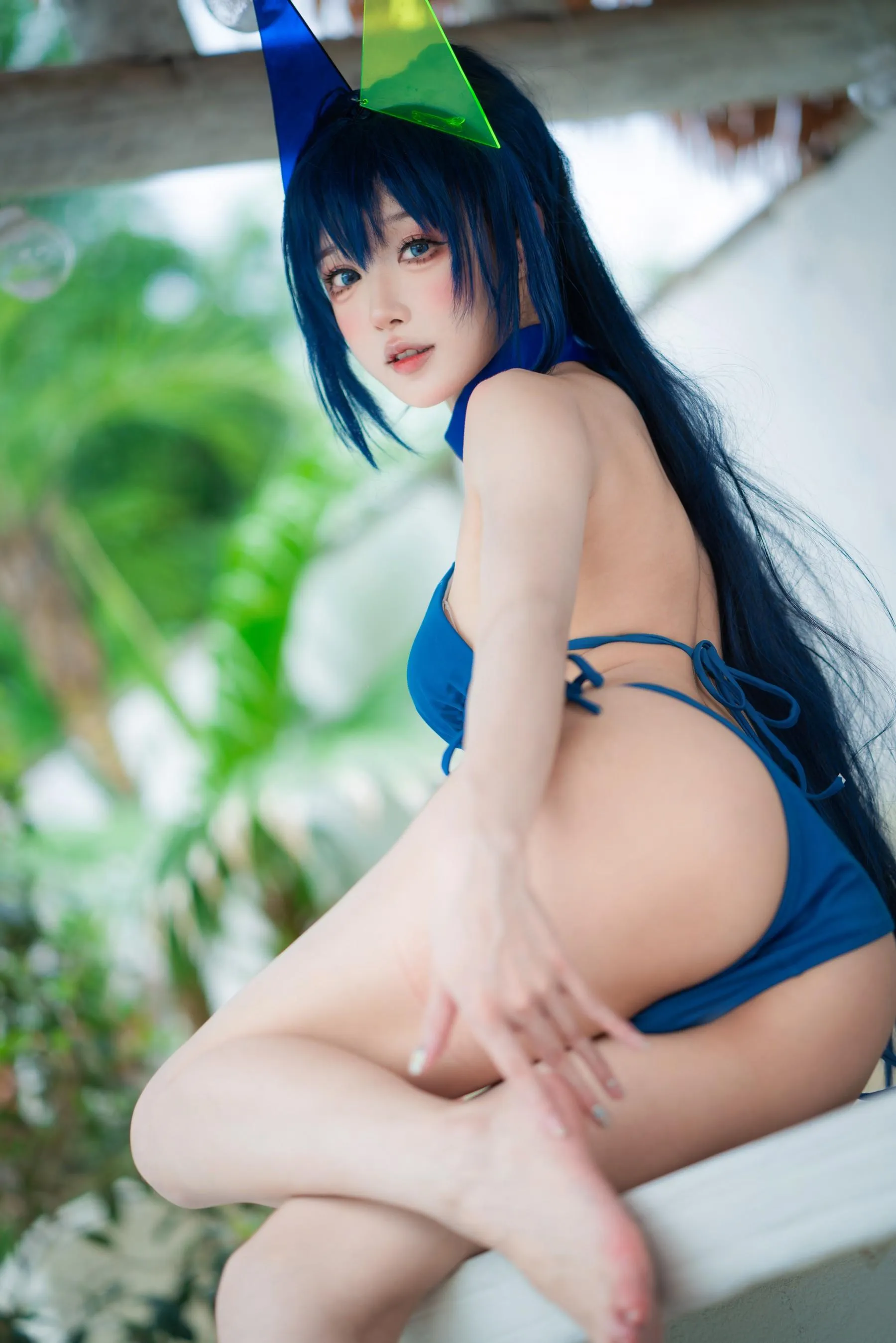 阿包也是兔娘 – NO.79 花园泳装 [37P]插图4